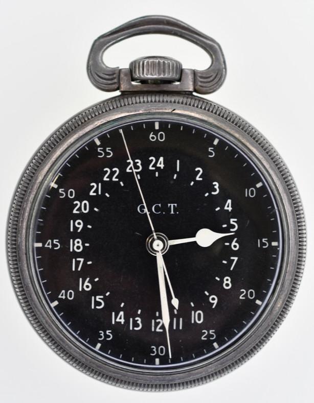 WWII Hamilton U.S. Military G.C.T. Pocket Watch (1 of 4)