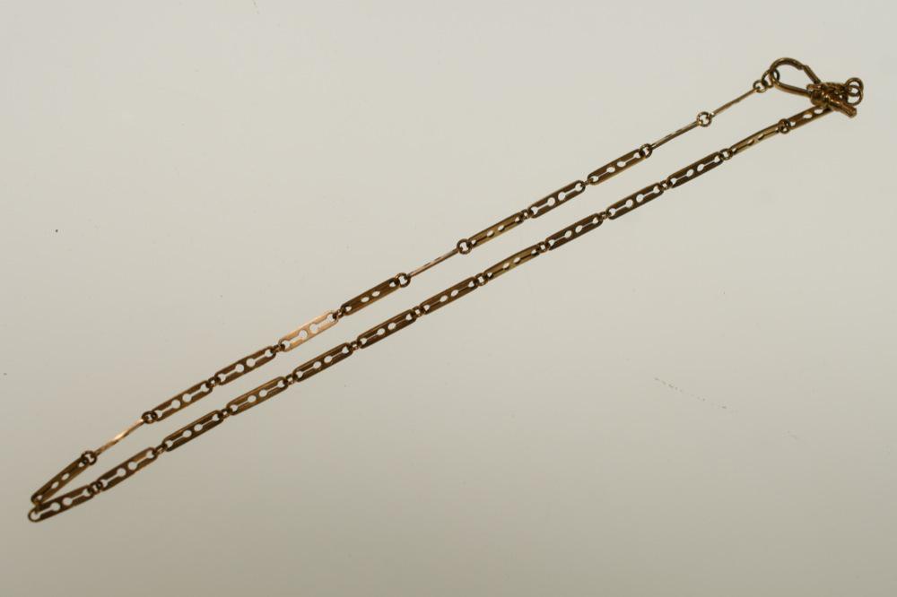 Vintage 10K Yellow Gold Watch Chain (1 of 2)