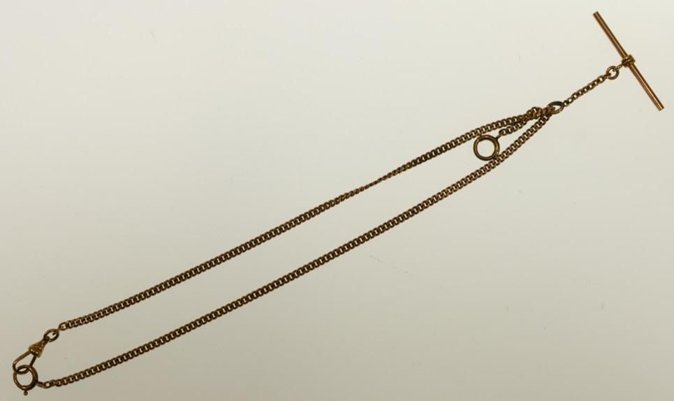 Vintage 10K Yellow Gold Watch Chain (1 of 2)