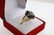 Ladies 14K Yellow Gold Diamond & Sapphire Ring - 2