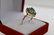 Ladies 10k Yellow Gold Emerald & Diamond Ring - 2