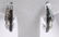 .50CT GENUINE BLACK & WHITE DIAMOND HOOP EARRINGS