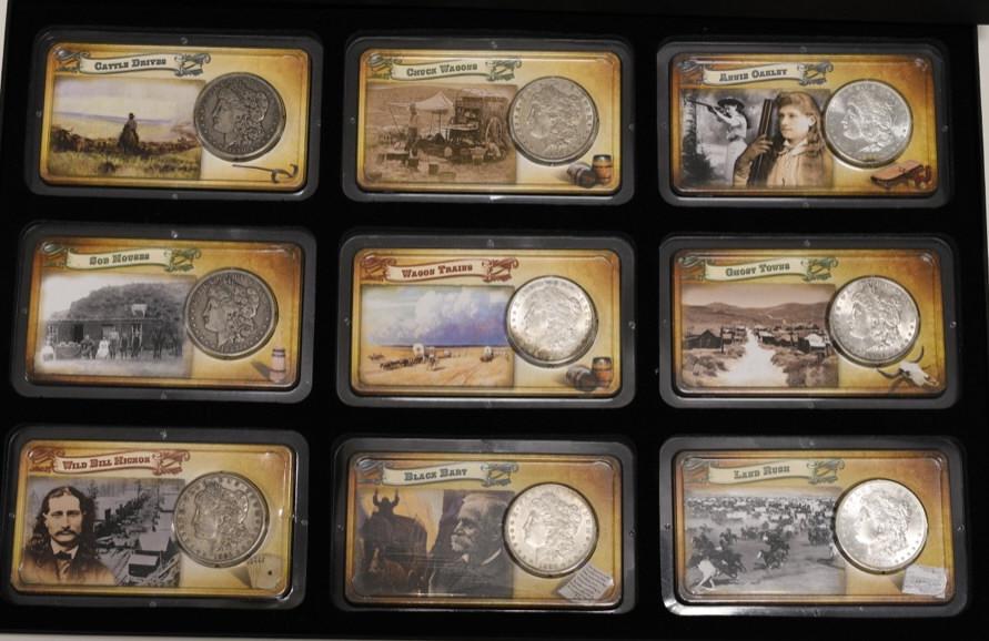 9 Piece Littleton Wild West Tribute Morgan Dollars (1 of 11)