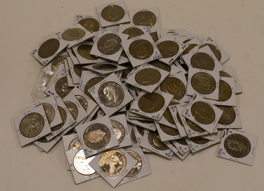 $108 Face Value Proof Eisenhower Clad Dollars (1 of 5)