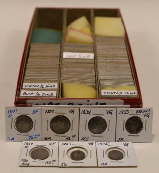 (177) Bust 1/2 Dimes-Seated Half Dimes-Bust Dimes (1 of 4)