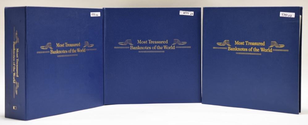 Most Treasured Bank Notes of The World 3 Book Set (1 of 9)