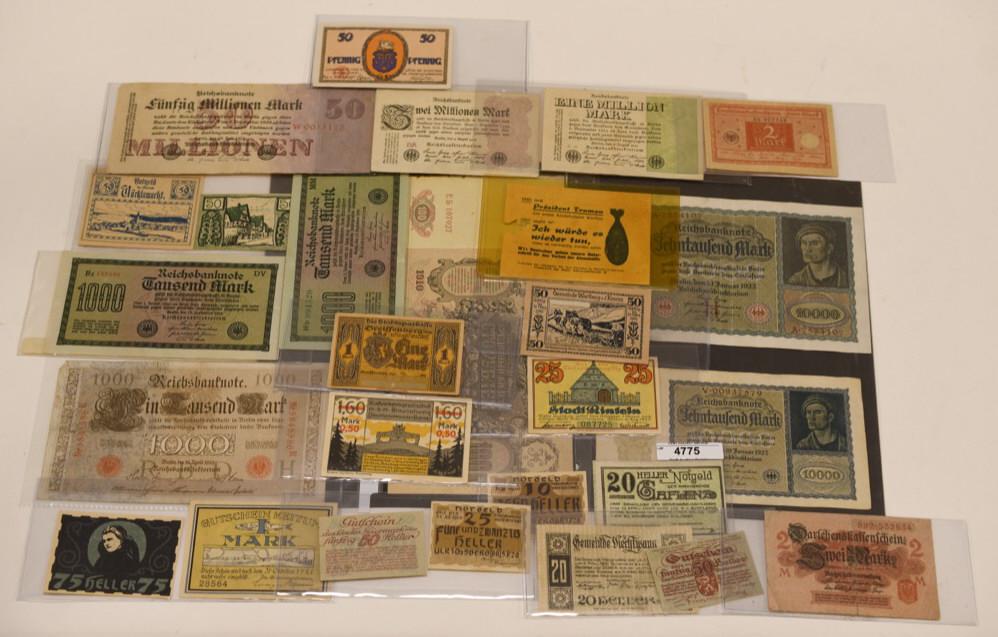 Lot of German Notgeld Currency & Marks (1 of 5)