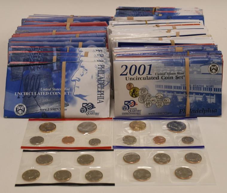 (27) 1999-2002 U.S. Mint Uncirculated Sets (1 of 4)