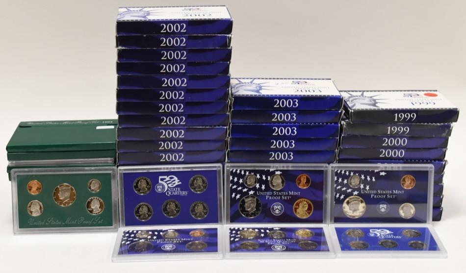 Lot Of  47 1994-2004 U.S. Proof Sets (1 of 5)