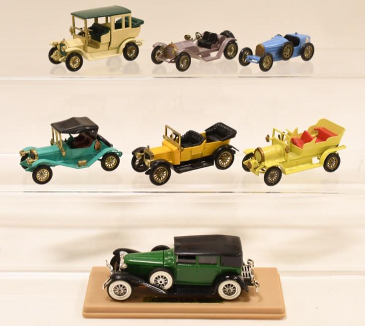 Lot of Lesney and Solido Cars: Nice lot of Lesney and Solido cars. Includes 6 lesney and 1 solido cord car.