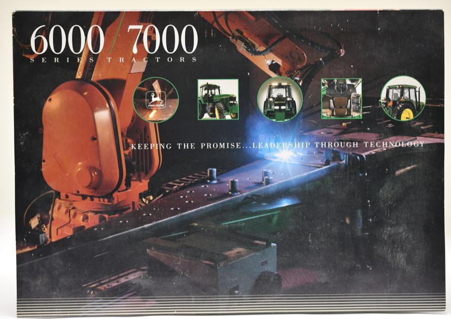 Ertl John Deere 6000 / 7000 Series Model Kit: Nice Ertl John Deere 6000 / 7000 Series model kit. Nice condition in the box Displays nicely with light wear from storage and dislay.