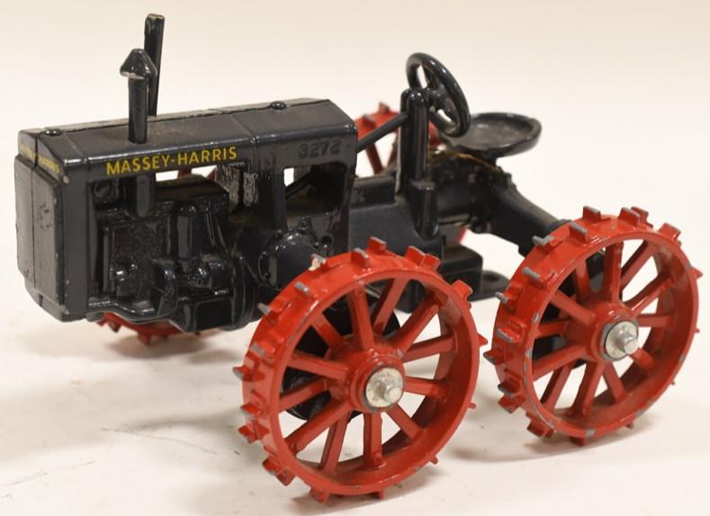 1/16 Massey Harris 15-22 4WD Tractor: Nice Scale Models 1/16 scale Massey Harris 15-22 4WD tractor. Displays nicely with some wear from display and age.