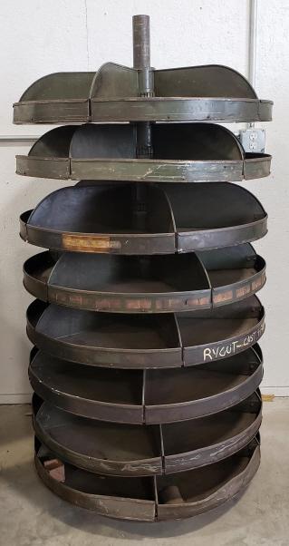 Vintage Lyon Revolving Hardware Rack (1 of 3)
