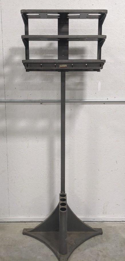 Vintage metal office coat rack and umbrella: holder by The Office Valet