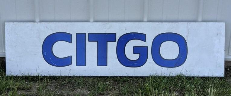 Single Sided Metal Sign Citgo (1 of 2)
