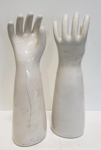 Pair of General Porcelain 22" display hands (1 of 3)