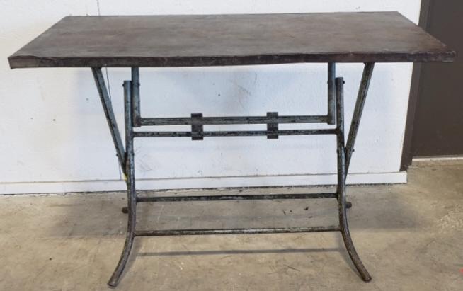 Industrial Metal folding table (1 of 3)
