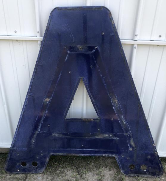 A Porcelain Letter Sign (1 of 3)