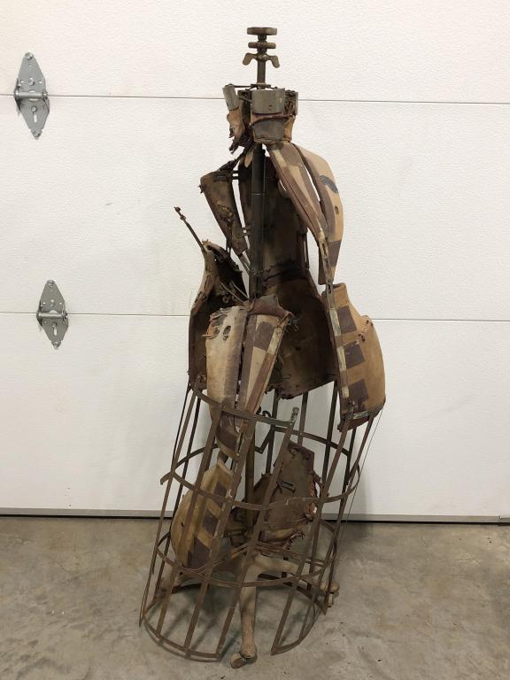 Vintage L&M Adjustable Dress Form on Casters (1 of 4)