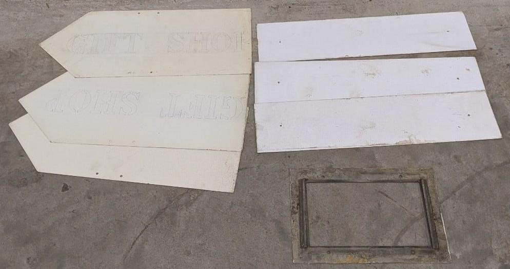 Lot of Blank signs and pieces (1 of 3)