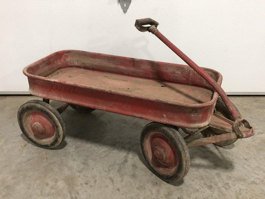 Vintage Radio Flyer Red Kids Wagon (1 of 2)