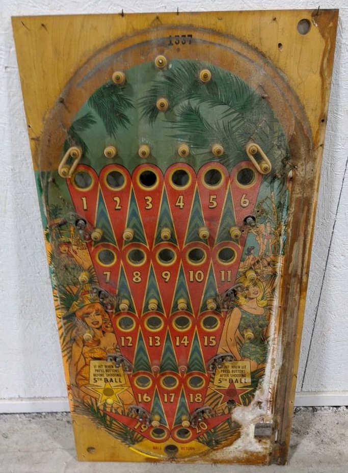 Vintage pinball machine game board (1 of 4)