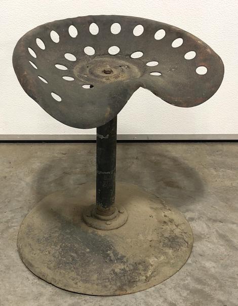 Converted Tractor Seat Stool (1 of 3)