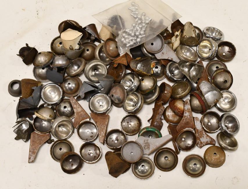 Lot of Buddy L Headlght Parts: Lot of Buddy L headlight parts.