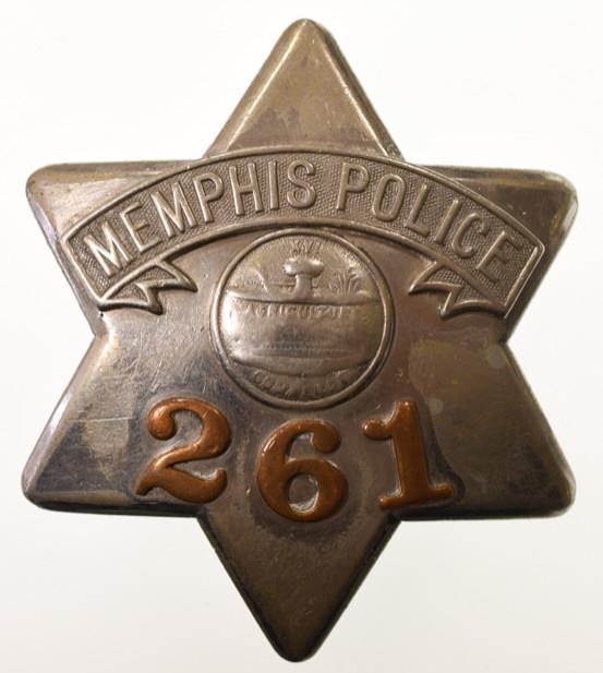 Obsolete Memphis Tennessee Police Pie Plate Badge (1 of 3)