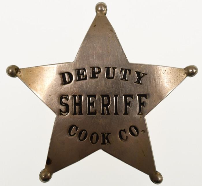 Obsolete Cook County Deputy Sheriff Badge (1 of 2)