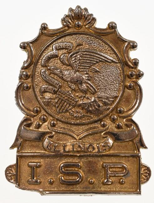 Obsolete Illinois State Police Hat Badge (1 of 2)