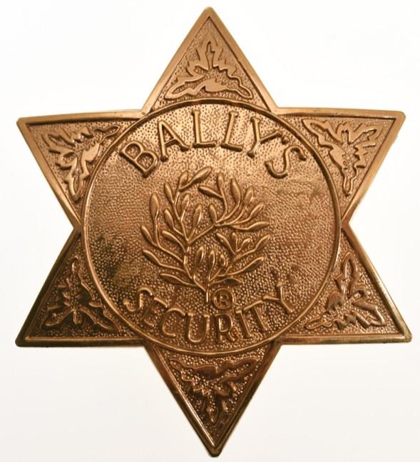 Obsolete Ballys Security Officer Badge (1 of 2)