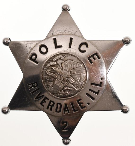 Obsolete Riverdale ILL Police Badge No.2 (1 of 2)