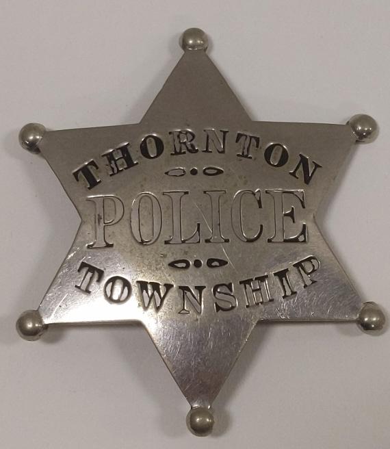 Obsolete Thornton Township Illinois Police Badge (1 of 5)