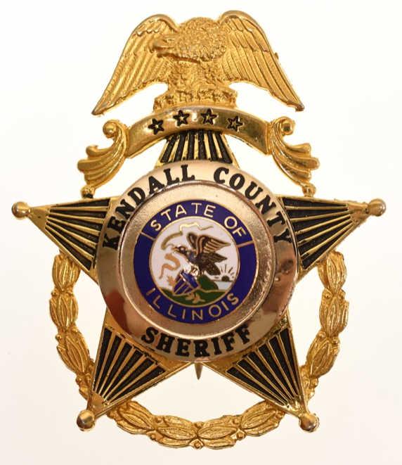 Obsolete Kendall Co. ILL Sheriff Badge (1 of 2)