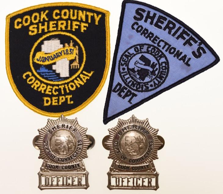 Cook Co. Sheriff Correctional Dept. Badges & More (1 of 5)