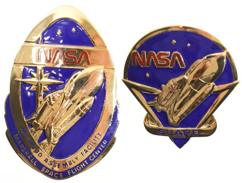 Obsolete NASA Michoud Facility Guard Badge Set (1 of 6)