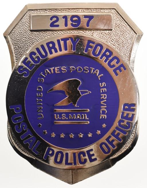 Obsolete USPS Postal Police Officer Badge (1 of 2)