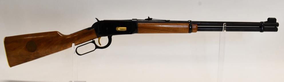 Winchester 94 Illinois Sesquicentennial Carbine: New in box Winchester Model 94 "Illinois Sesquicentennial 1818-1968" lever action saddle ring carbine in 30-30 Win. The carbine is in new unfired condition and has a 20" barrel. It features Land Of Li
