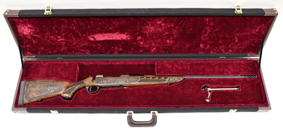 Mossberg 4X4 Illinois NRA 30-06 Cal. Rifle: Beautiful American Legacy Firearms, Inc. issue Mossberg Model 4X4 "Illinois NRA" bolt action rifle in 30-06 cal. The rifle is in new unfired condition and is a proof issue. The rifle has a 26" barrel 