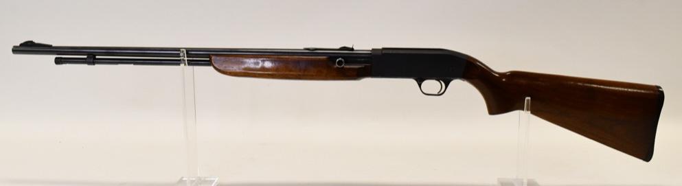 Sears J.C. Higgins Model 28 Semi-Auto .22 LR Rifle: Nice Sears J.C. Higgins Model 28 semi-auto rifle in .22 LR. The rifle has a 24" barrel and is in very nice used condition. No serial number. FFL required for transfer. (683-4)