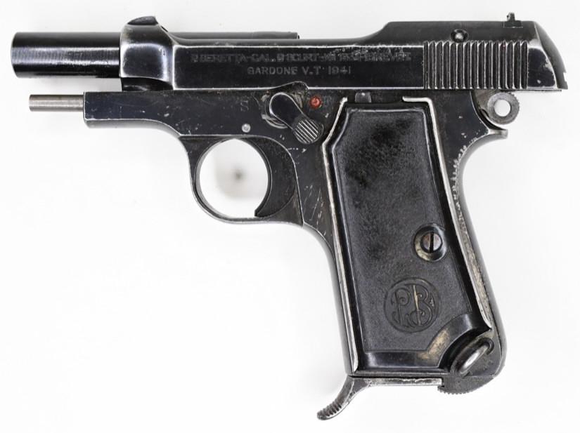 Beretta Model 1934-Brevet Semi-Auto .380 Pistol: Nice Italian Beretta Model 1934-Brevet semi-automatic pistol in .380 ACP. The pistol is in good condition with wear and has a 3.7" barrel. SN:38953 . FFL required for transfer. (150-4)