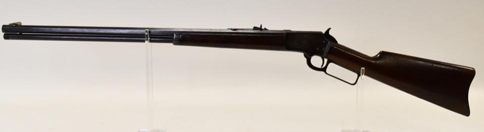 Marlin Model 1892 Lever Action .32 Cal. Rifle: Nice Marlin Model 1892 lever action rifle in .32 caliber. The rifle has a 24" octagon barrel and is in nice condition. SN: 365375. FFL is required for transfer. (704-4)