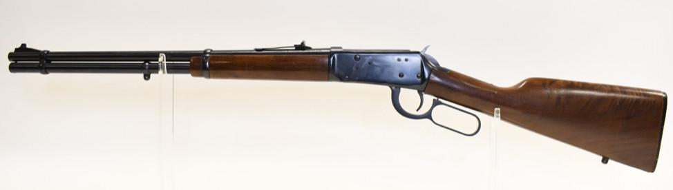Winchester Model 94 .30-30 Win Lever Action Rifle: Winchester Model 94 .30-30 lever action rfile with minor wear to finish on receiver and a scuff on the stock. SN: 3963875. FFL is required for transfer. (852-3)
