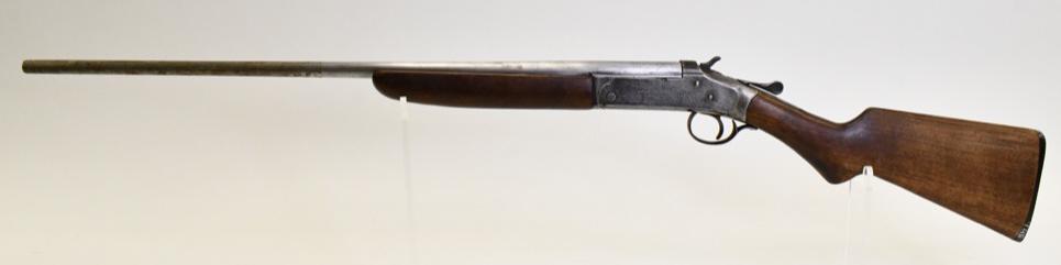 Iver Johnson Champion .410 GA Single Shot Shotgun: Iver Johnson Champion single shot shotgun in 410 gauge. The shotgun has a 26" barrel and is in good used condition. No serial number. FFL required for transfer. (766-4)