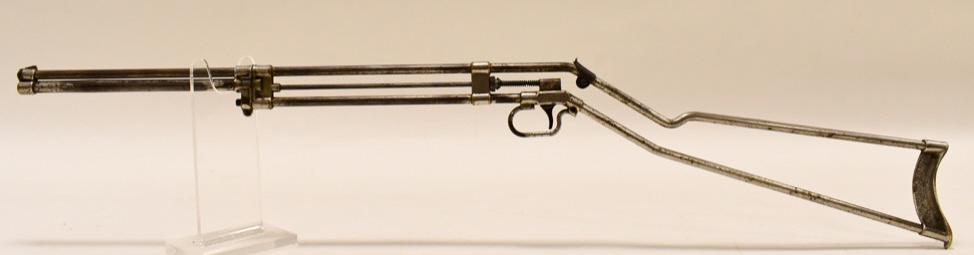 Hamilton No.7 .22 Caliber Boys Skeleton Rifle: Nice Hamilton No. 7 Boys Skeleton Rifle in .22 caliber. The rifle is in nice used condition with a 8" barrel. No serial number. FFL required for transfer. (663-4)