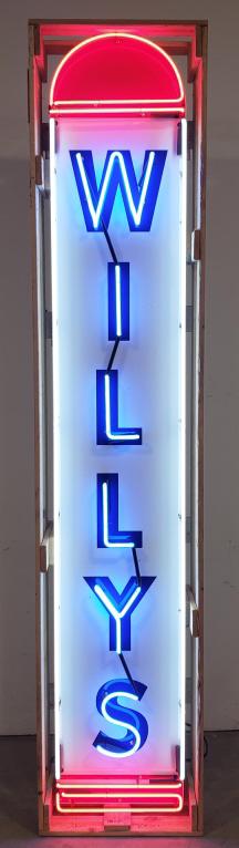 Large Willy's Jeep Neon Advertising Sign (1 of 9)