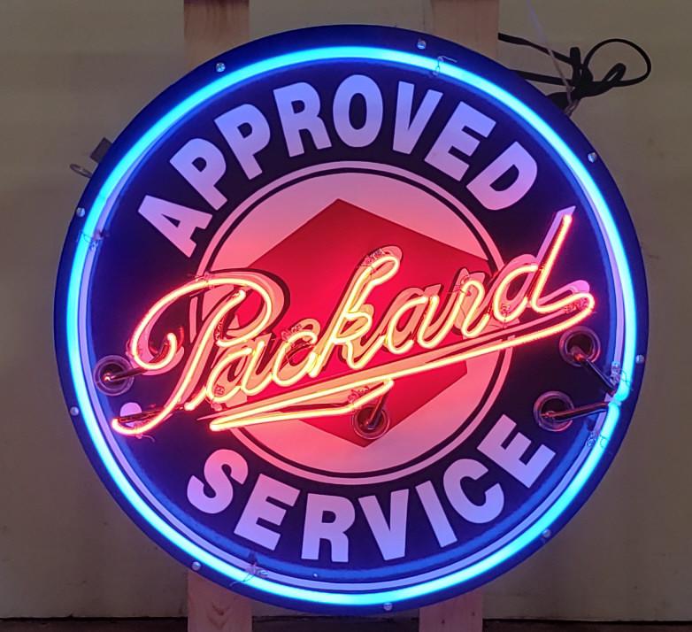 SSP Packard Service Dealership Neon Adv Sign (1 of 8)