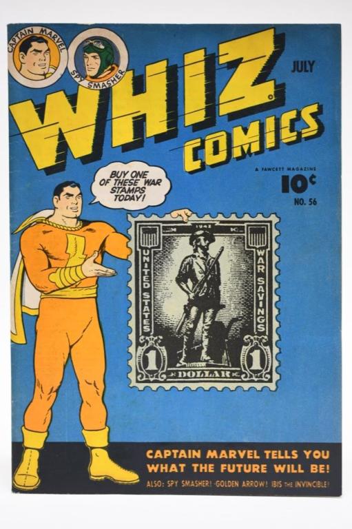 Original 1944 Whiz Comics No.56 Comic Book (1 of 10)