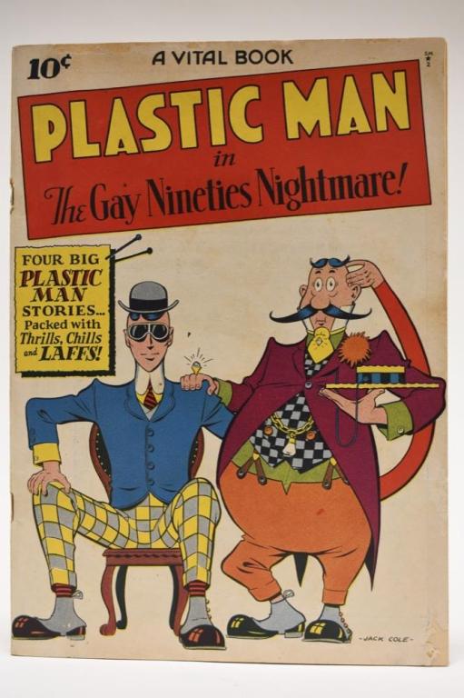 Original 1944 Plastic Man No.2 Comic Book (1 of 8)